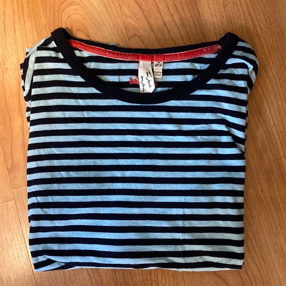 Joules L/S Striped T - size 10